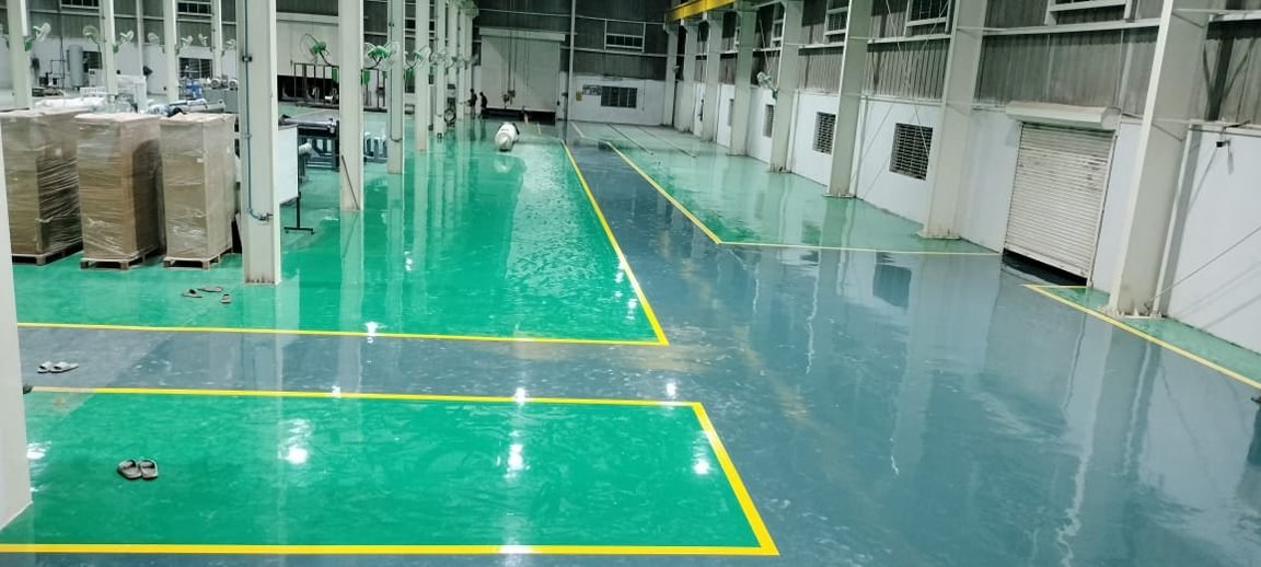 Warehouse - SARA TECH epoxy flooring project