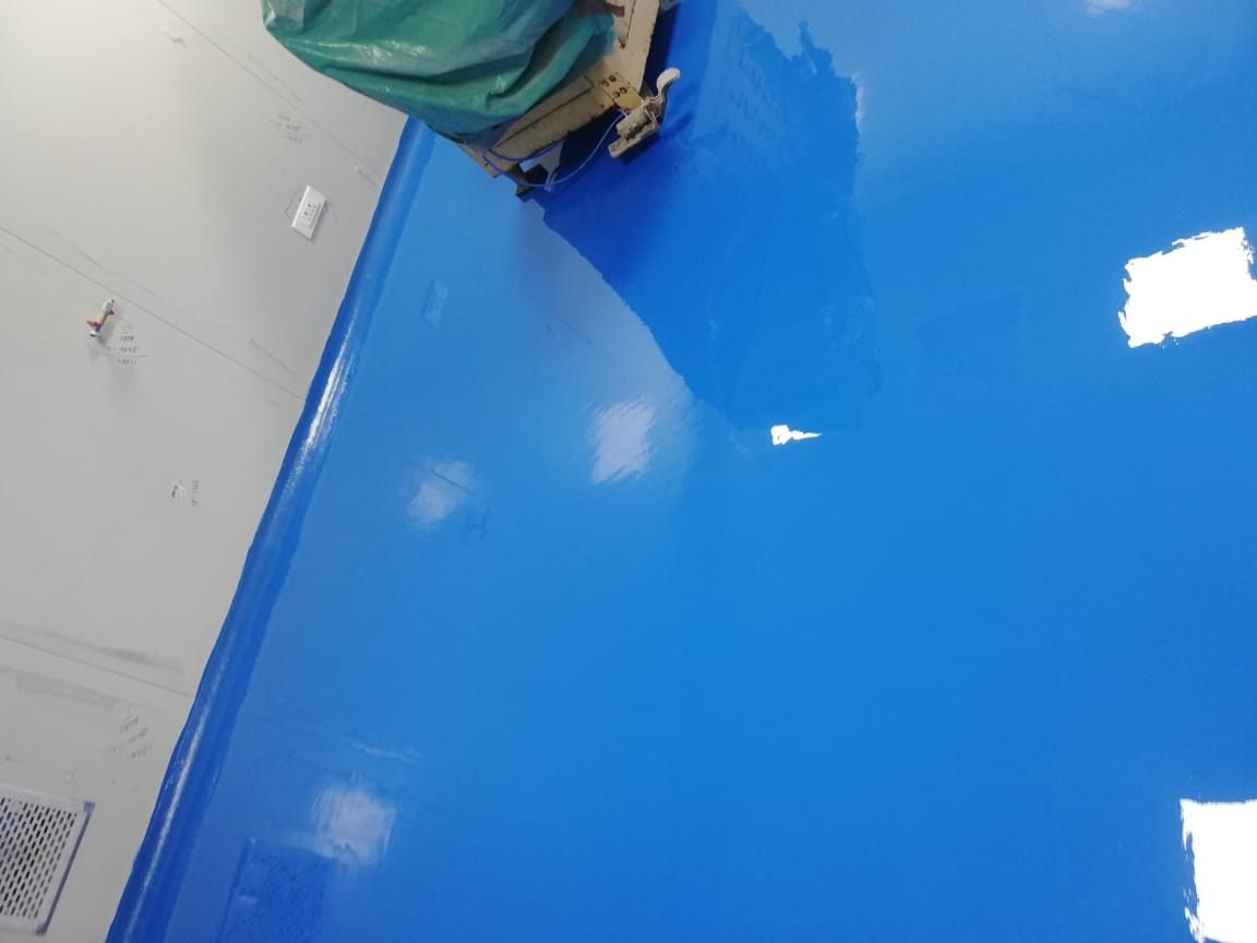 Gloss finish - SARA TECH epoxy flooring project